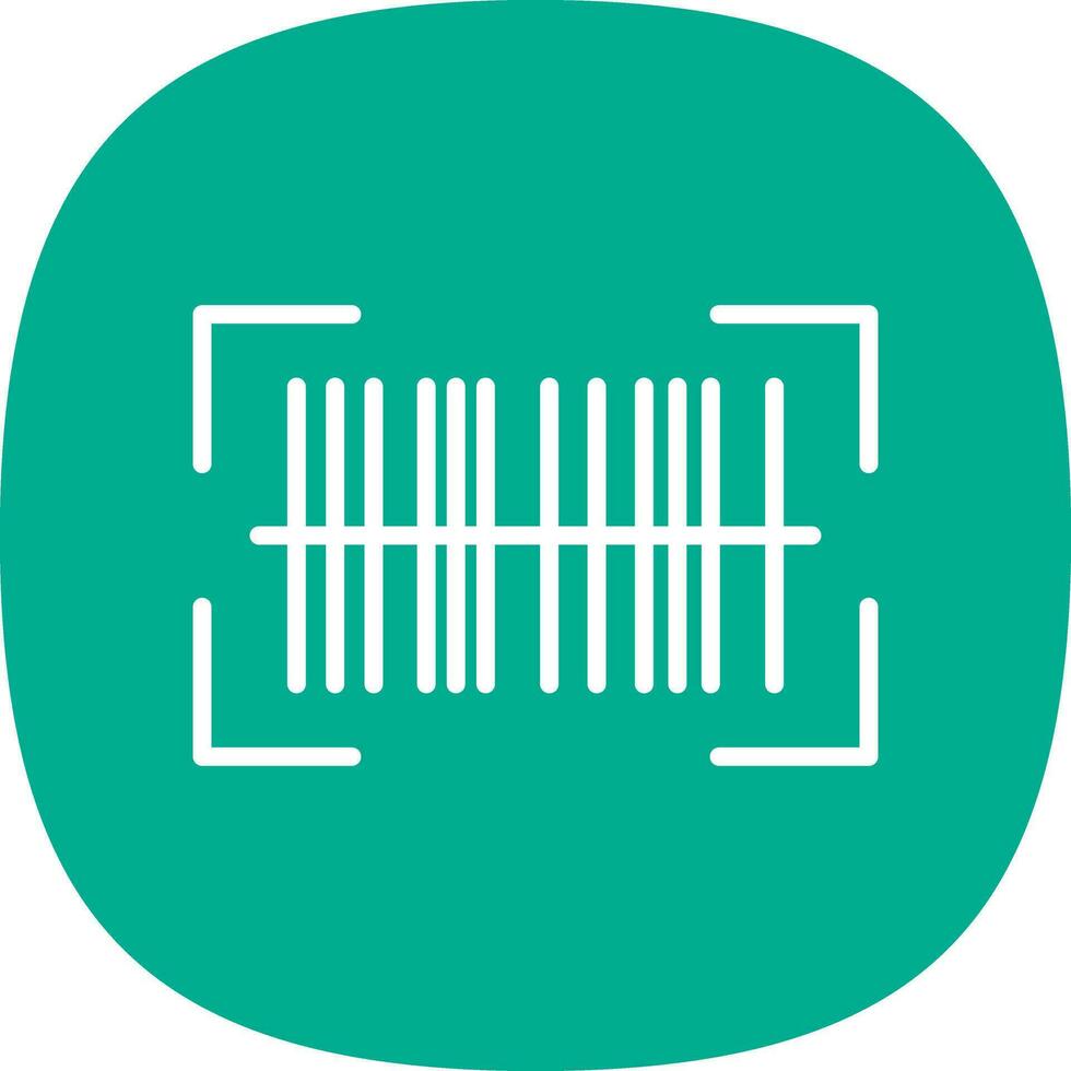 Shopping Barcode Scanner Vector Icon Design