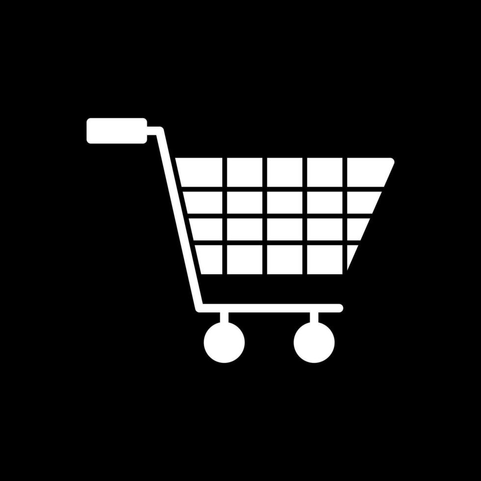 Shopping Trolley Vector Icon Design