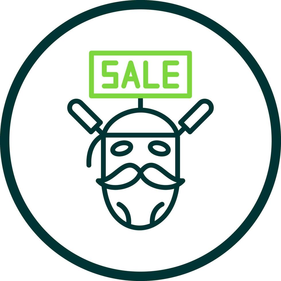 Sale Pirate Vector Icon Design