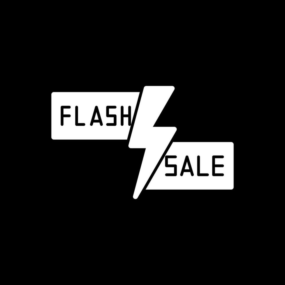 Flash Sale Lightning Vector Icon Design
