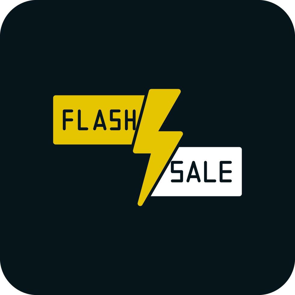 Flash Sale Lightning Vector Icon Design