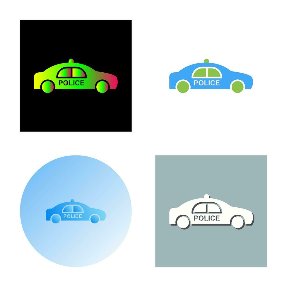 Police Car Vector Icon