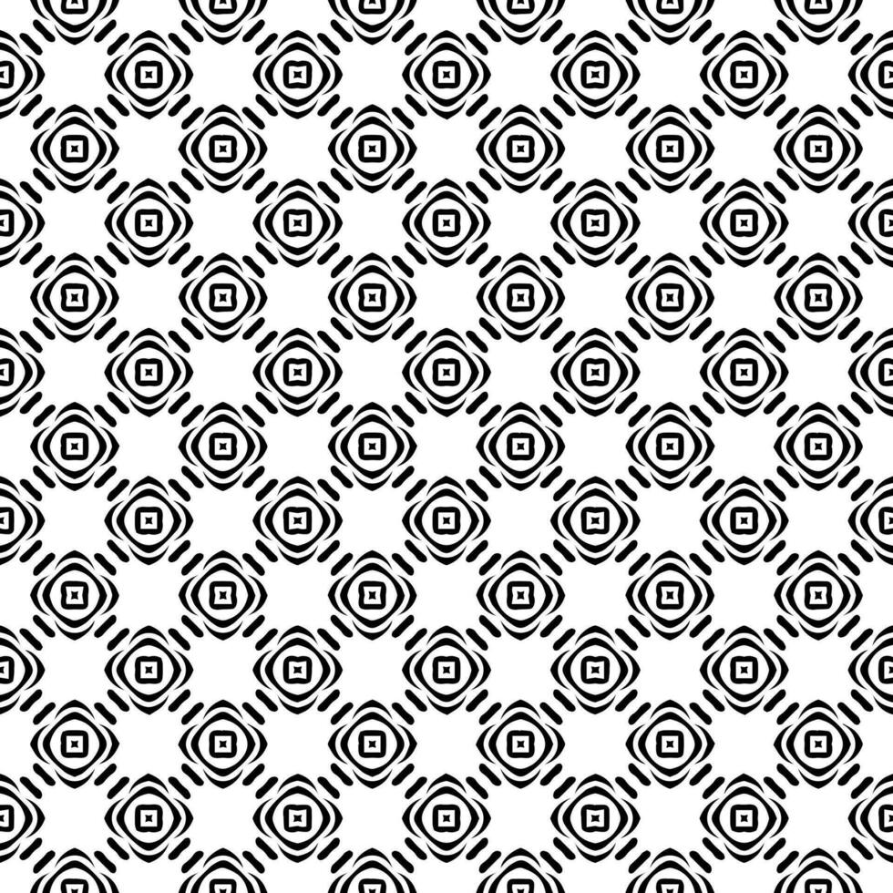 textura de patrón transparente en blanco y negro. diseño gráfico ornamental en escala de grises. adornos de mosaico. plantilla de patrón vector