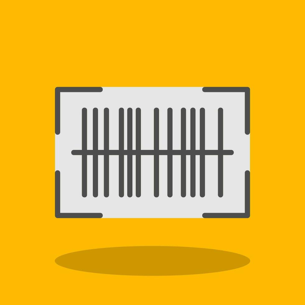 Shopping Barcode Scanner Vector Icon Design