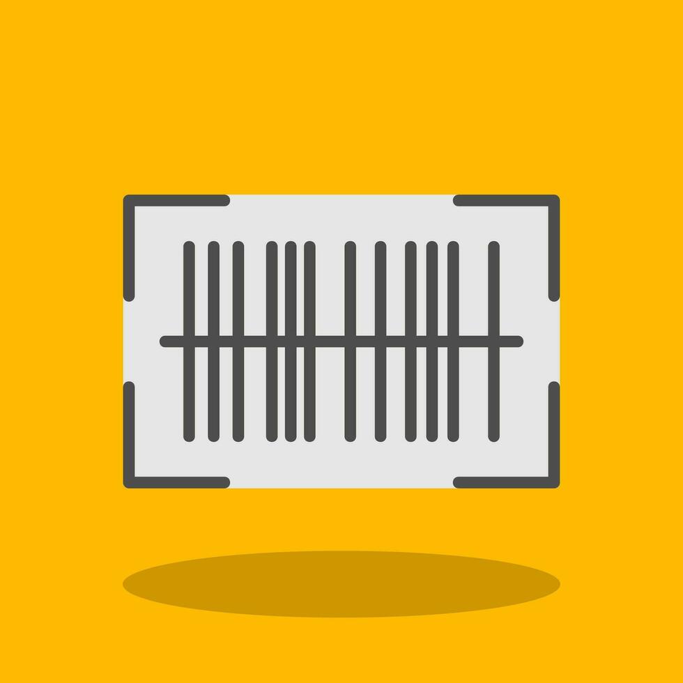 Shopping Barcode Scanner Vector Icon Design