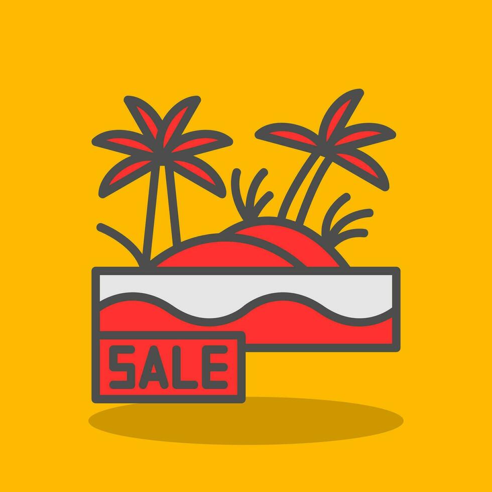 Sale Oasis Vector Icon Design