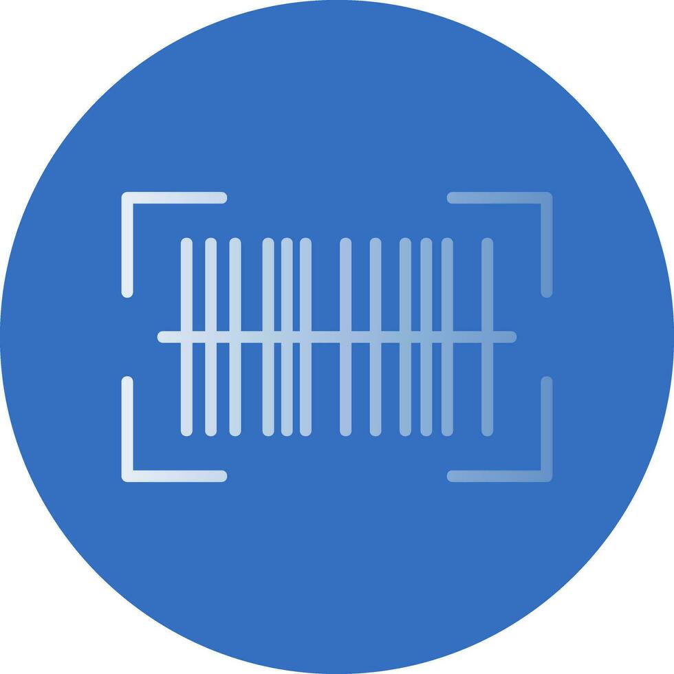 Shopping Barcode Scanner Vector Icon Design