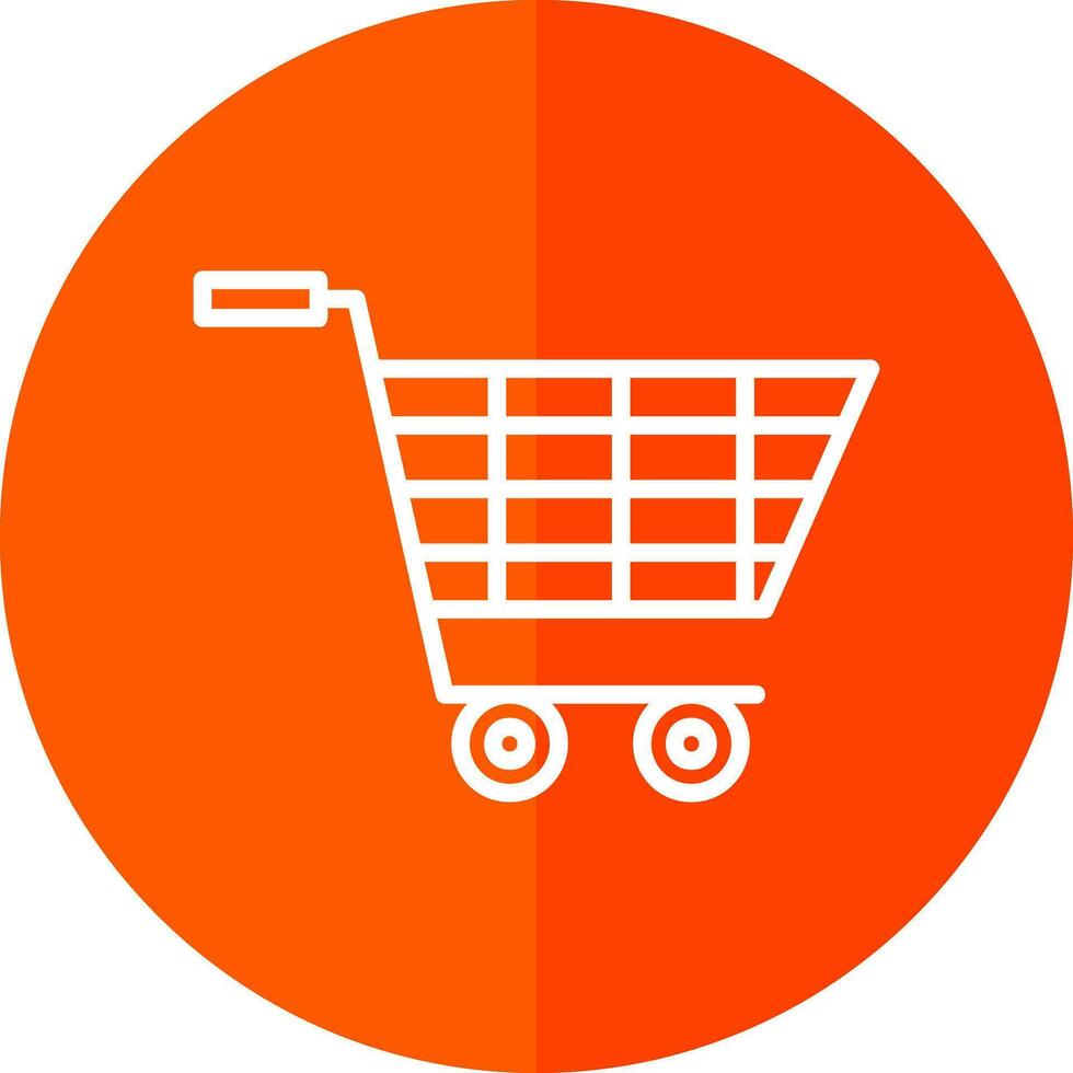 Shopping Trolley Vector Icon Design