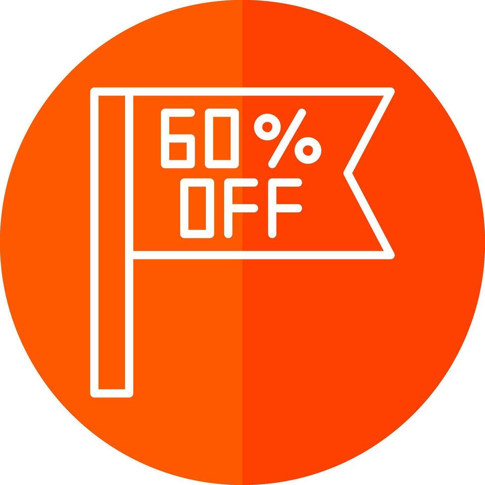 Percentage Off Vector Icon Design