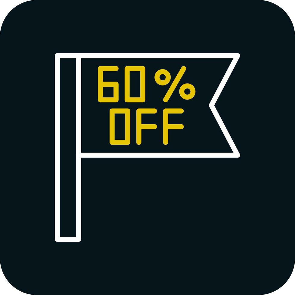 Percentage Off Vector Icon Design