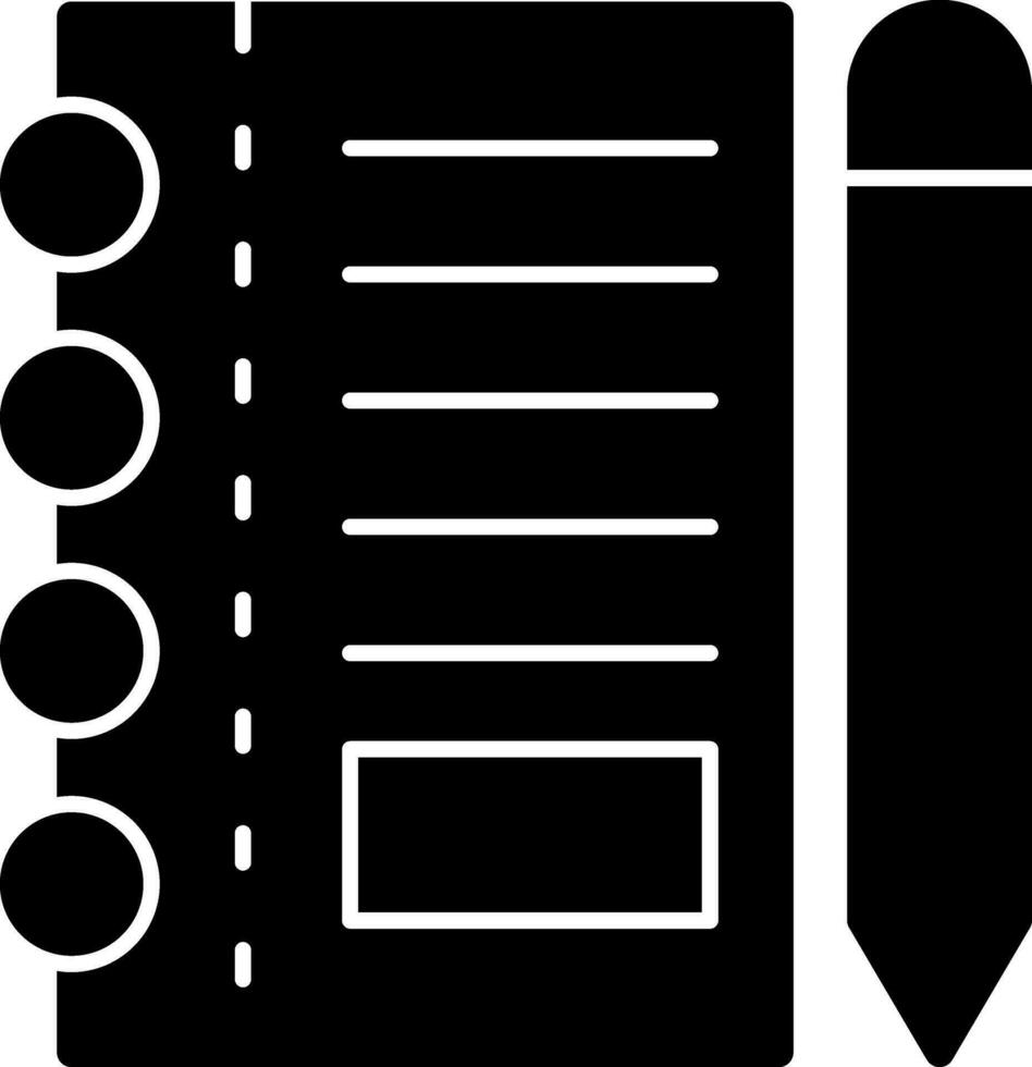 Notepad Vector Icon Design