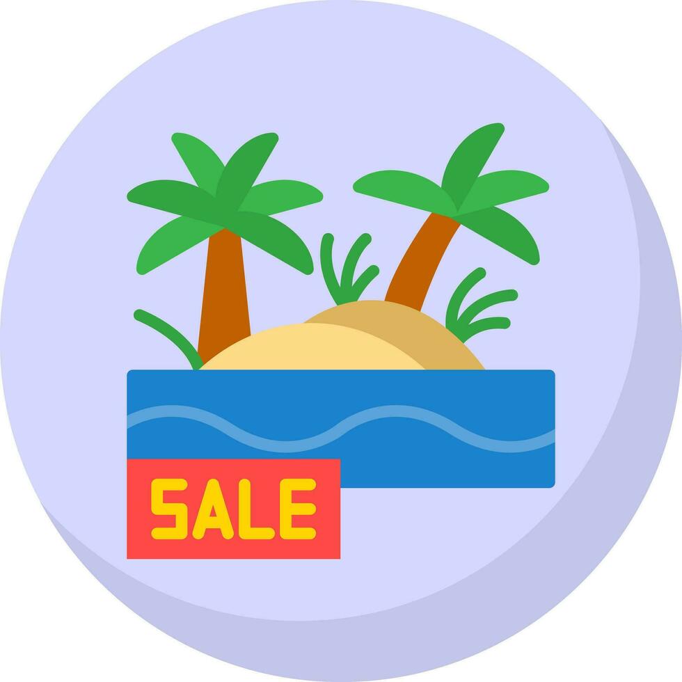 Sale Oasis Vector Icon Design