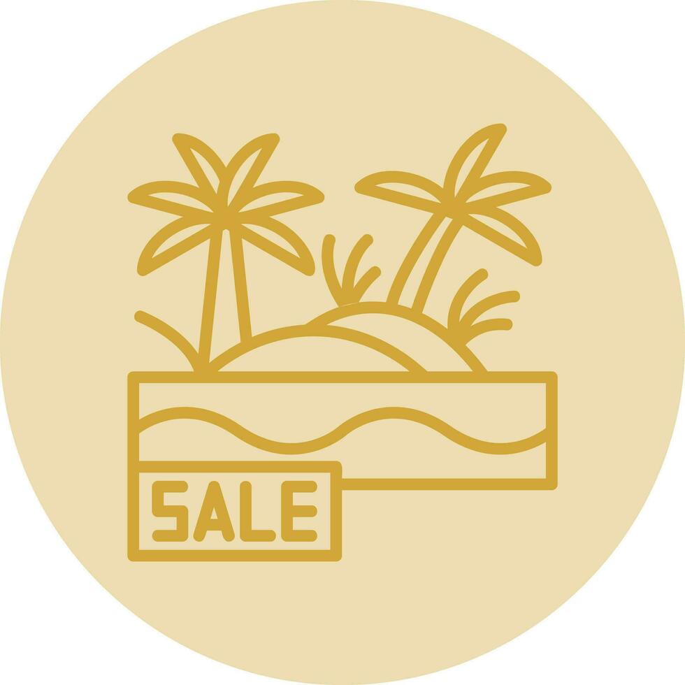 Sale Oasis Vector Icon Design