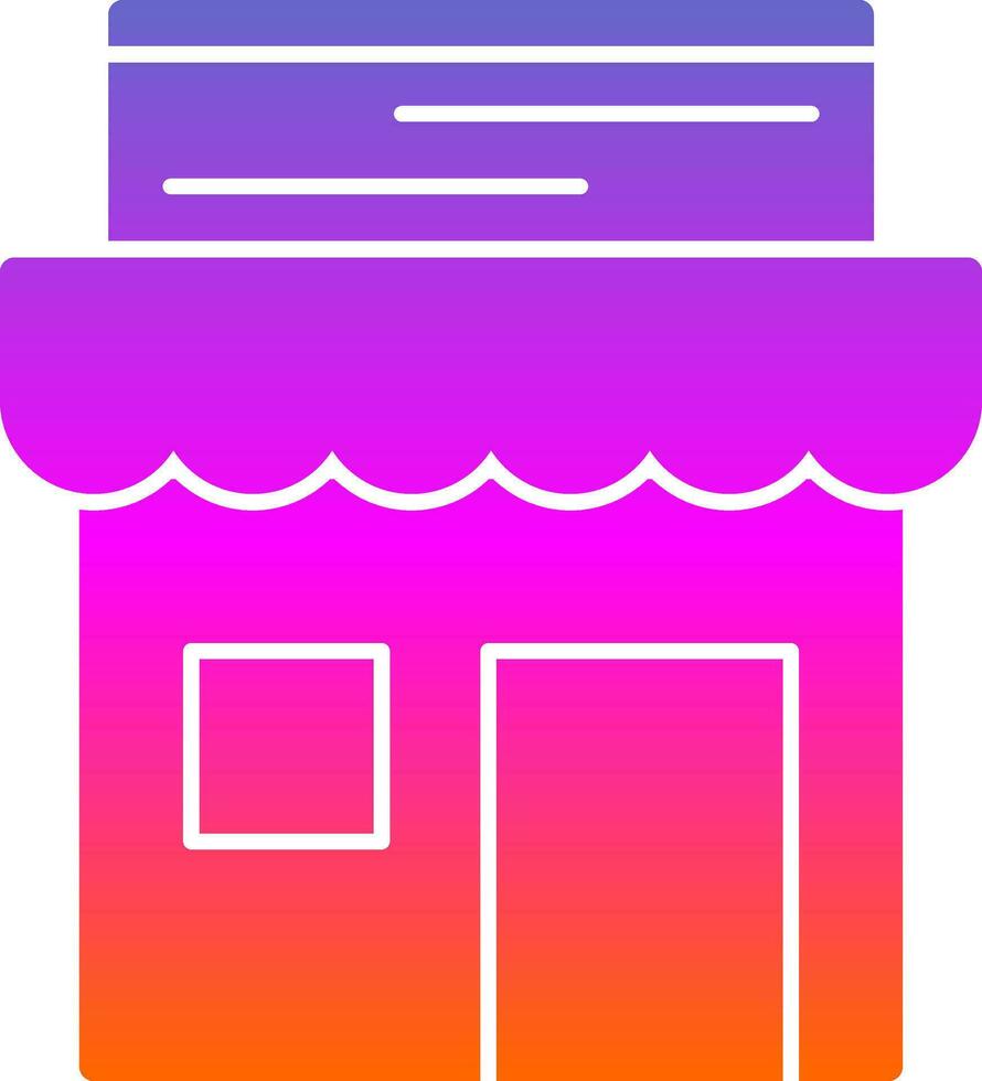 Storefront Vector Icon Design