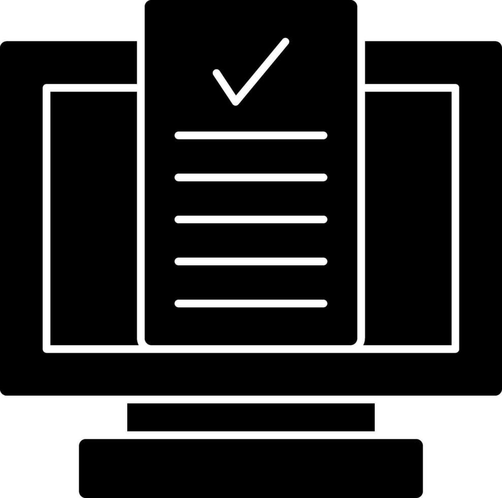 Desktop Computer Vector Icon Design