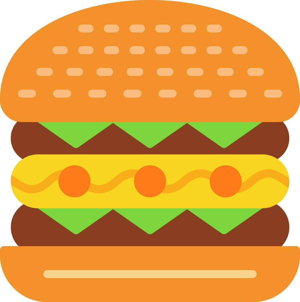 Cesar Burger Vector Icon Design