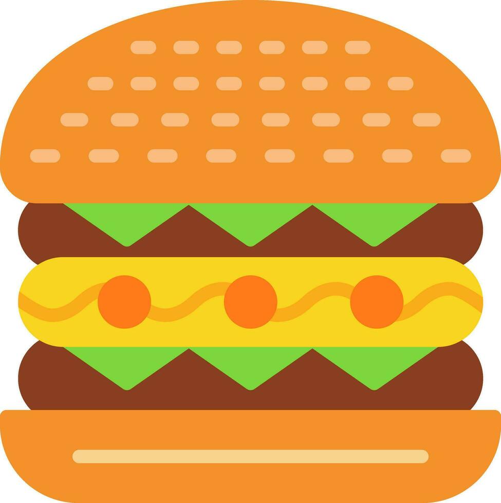 Cesar Burger Vector Icon Design