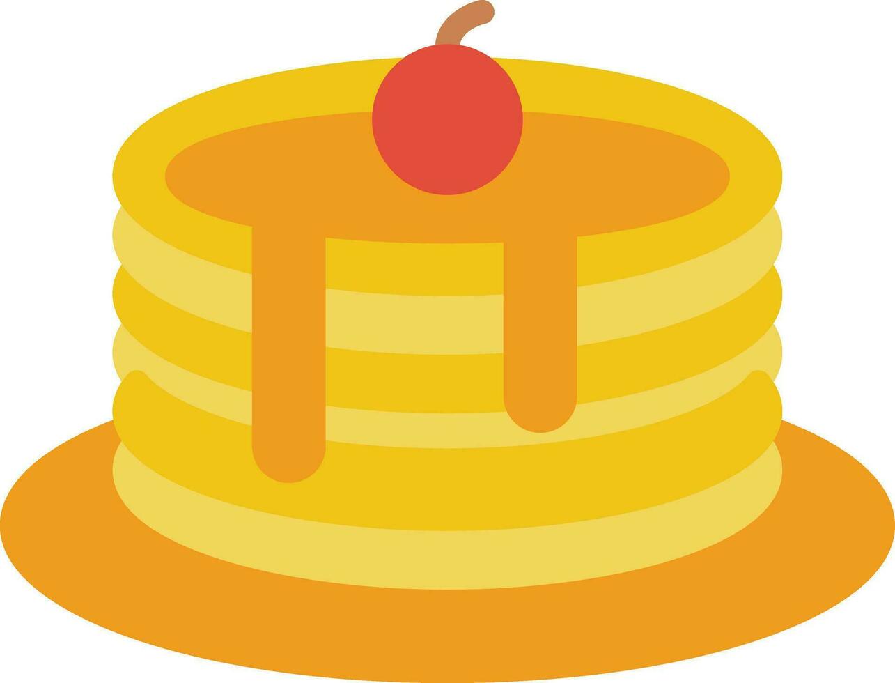 Pancakes Vector Icon Design