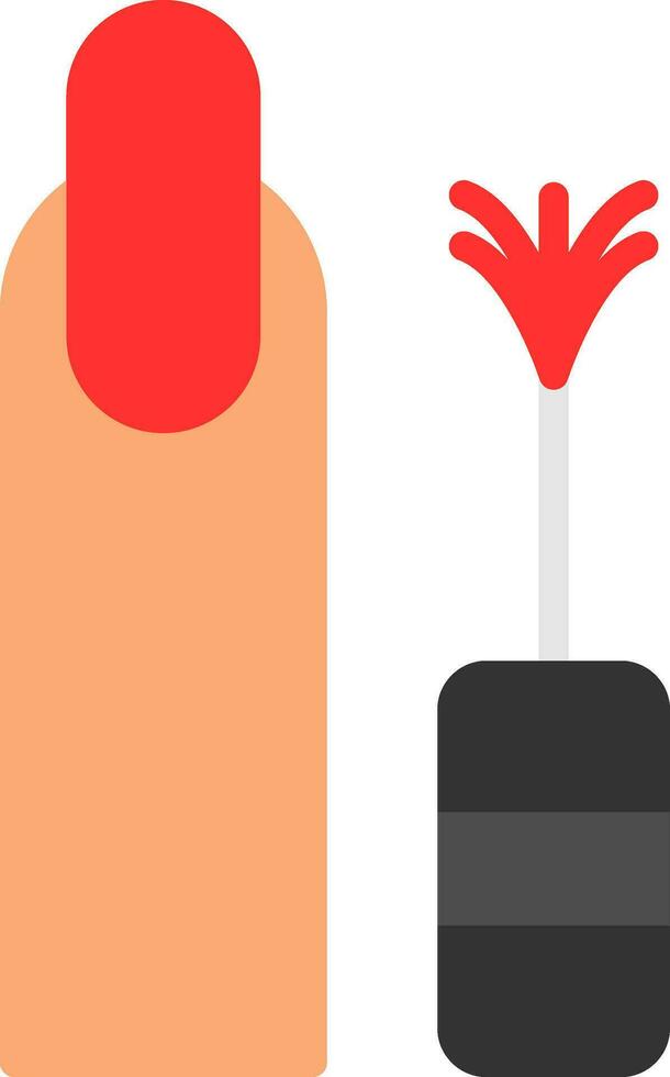 diseño de icono de vector de esmalte de uñas