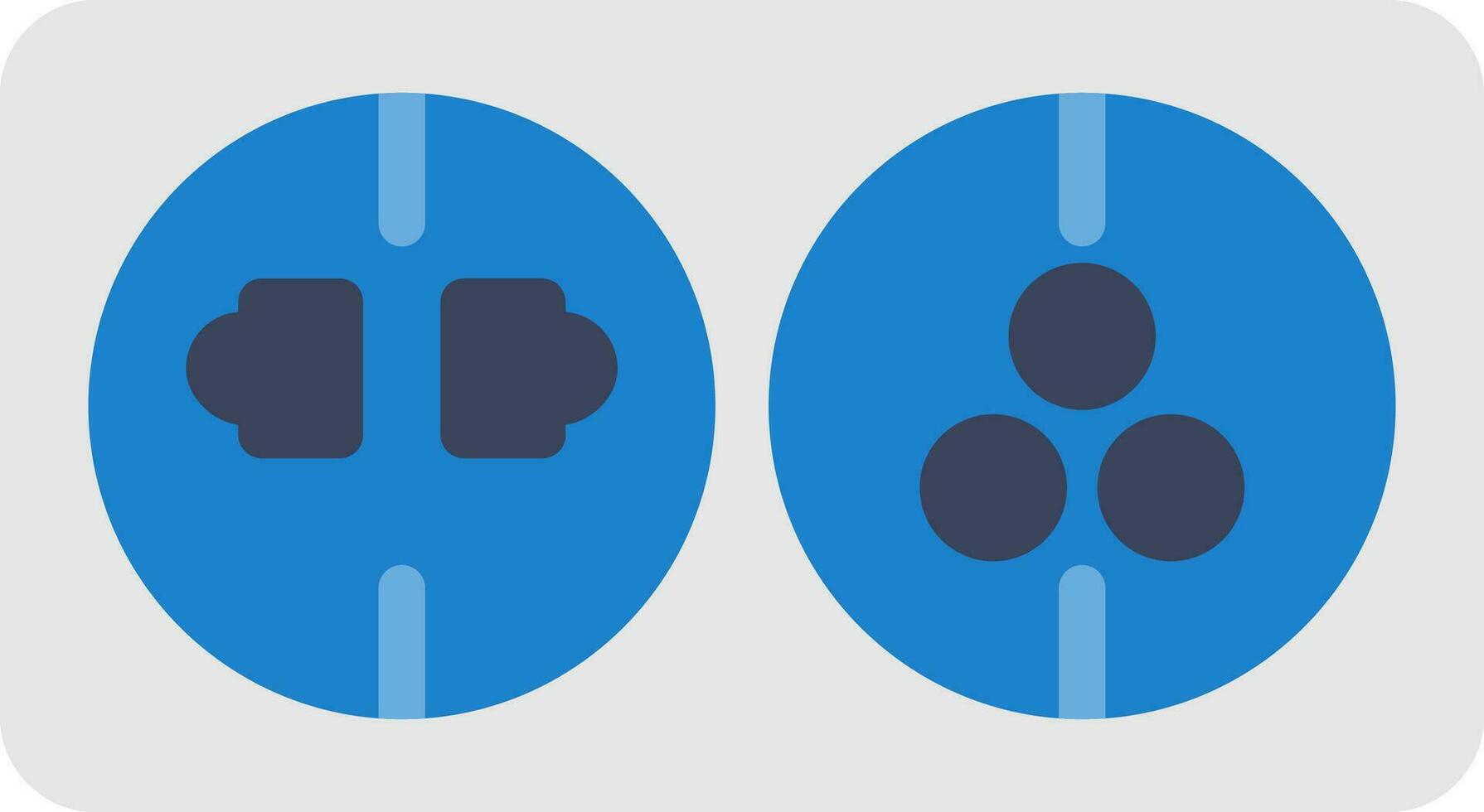 Wall socket Vector Icon Design