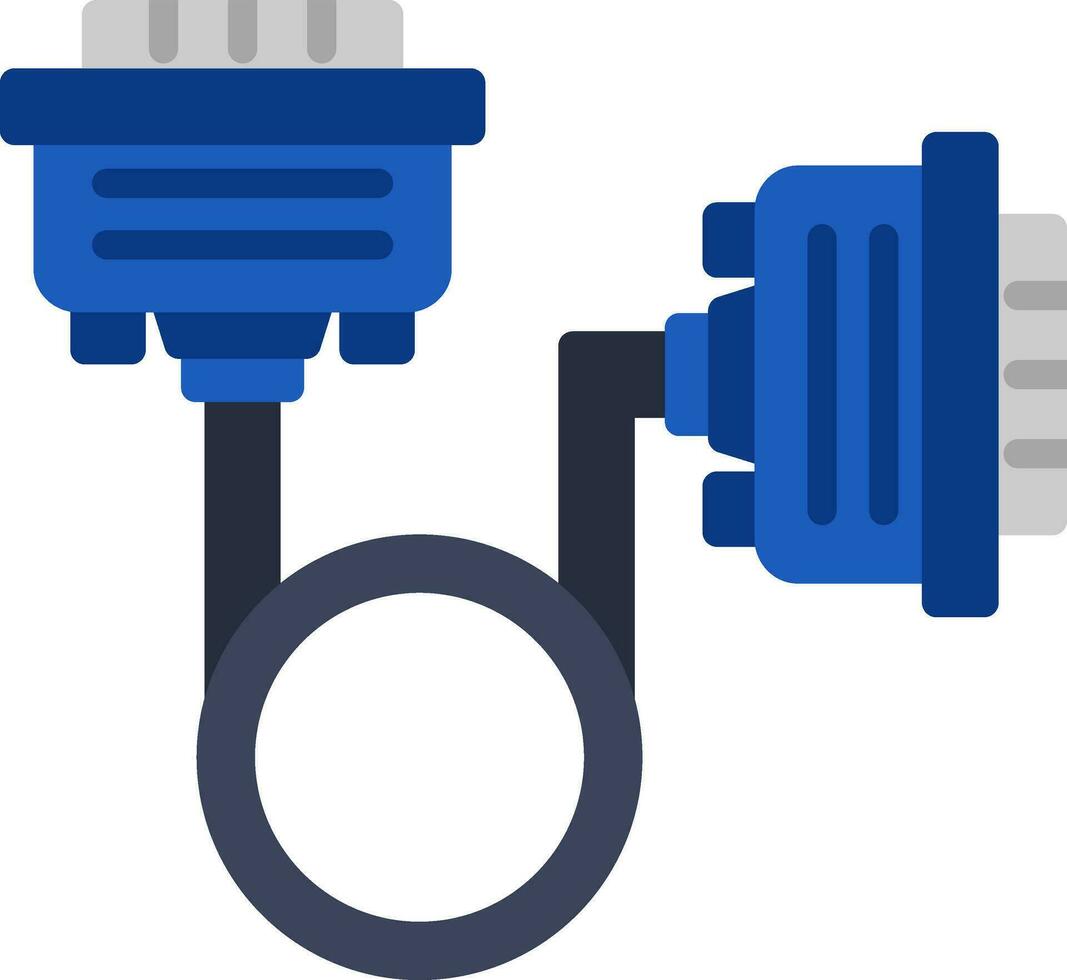 Vga cable Vector Icon Design