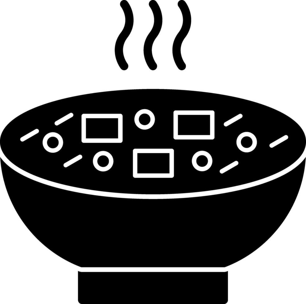 miso sopa vector icono diseño