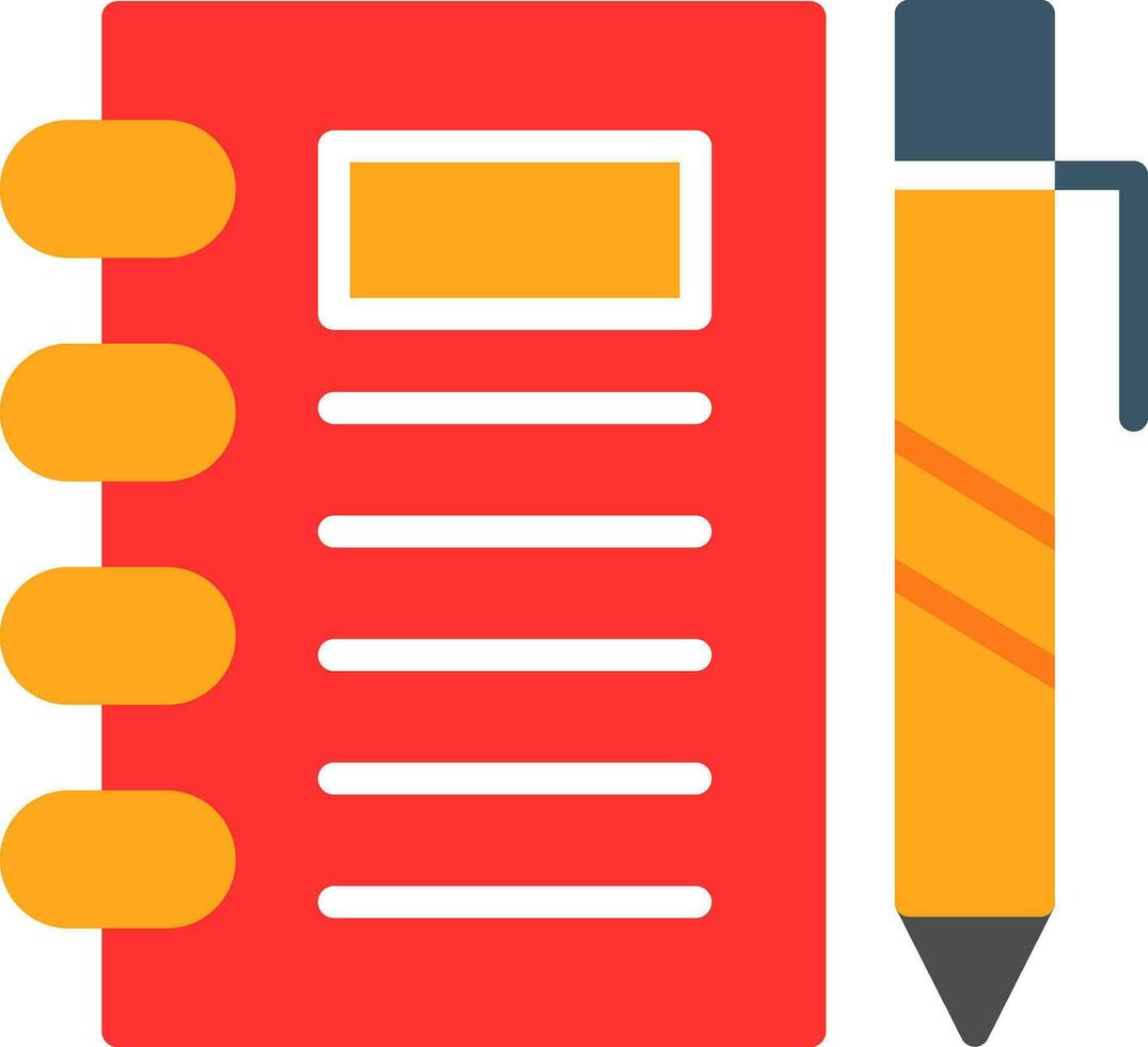 Notepad Vector Icon Design