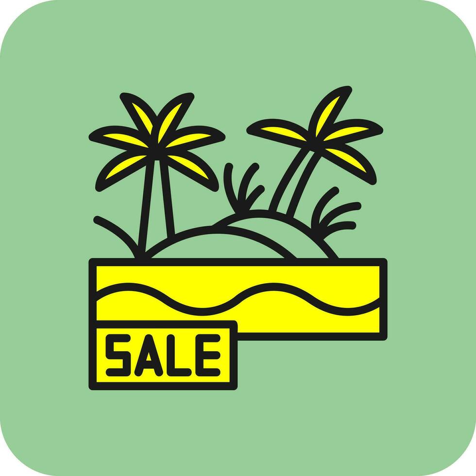 Sale Oasis Vector Icon Design