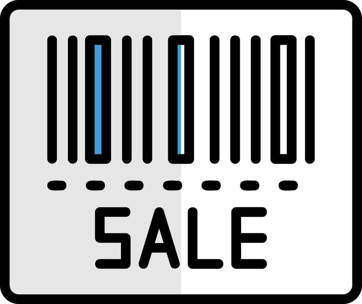 Sale Barcode Vector Icon Design