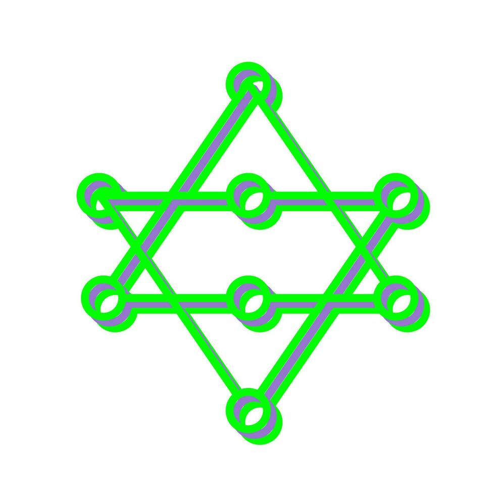 Unique Networks Vector Icon