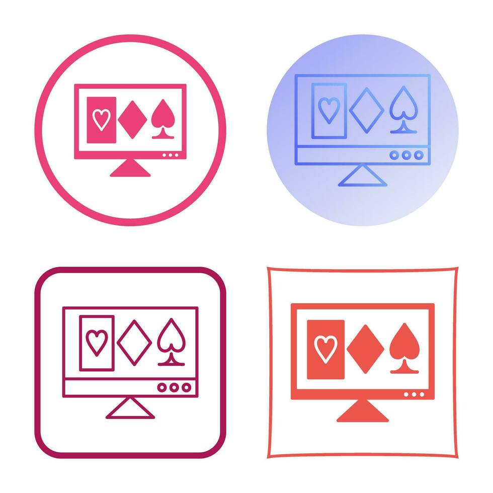 Online Gambling Vector Icon