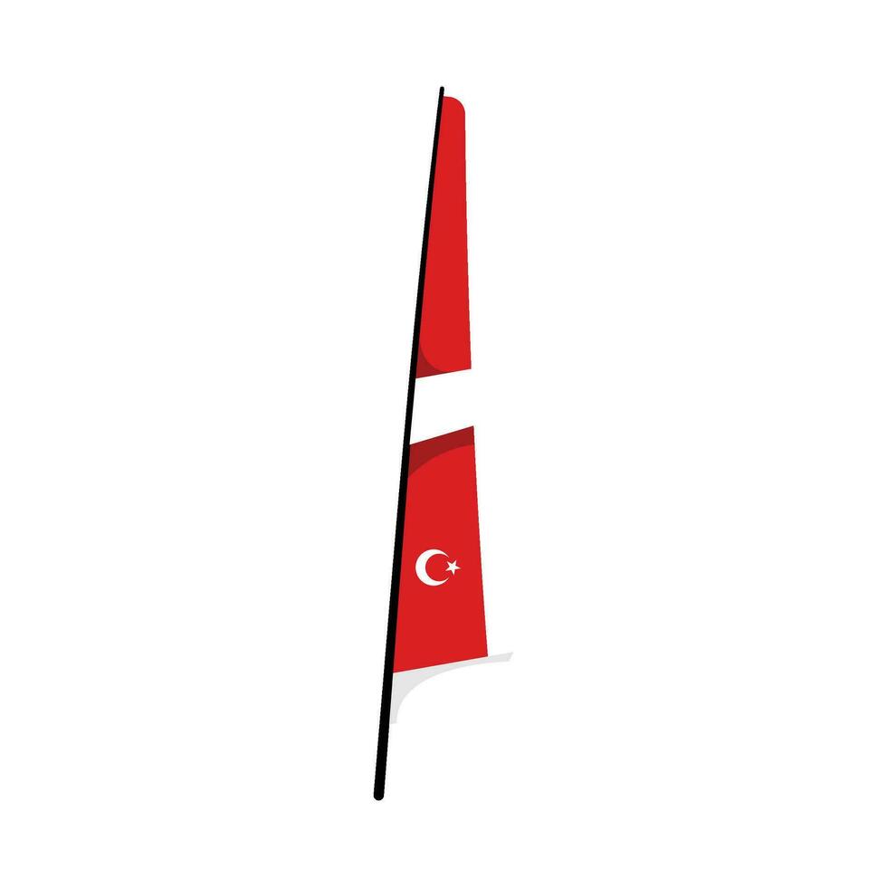 Turkey Element Independence Day Illustration Design Vector