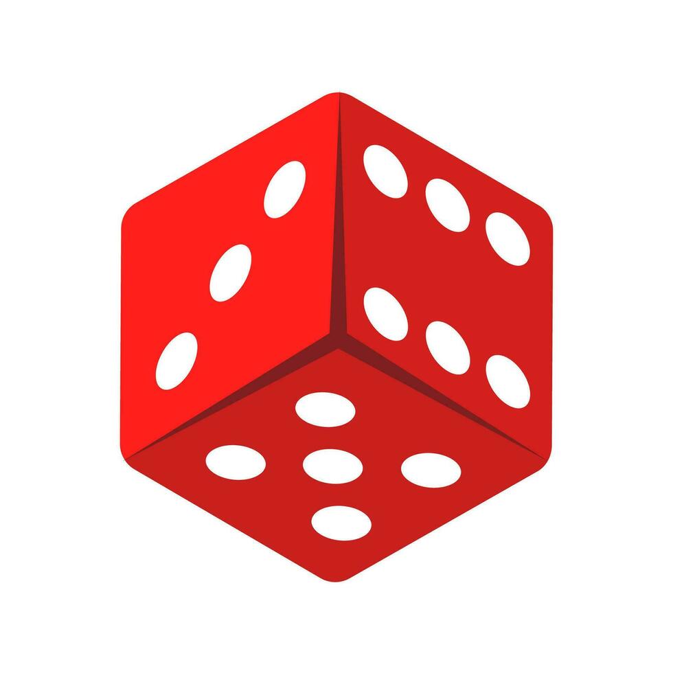 Dice Icon Vector Design Symbol illustration