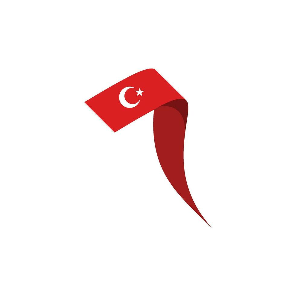 Turquía elemento independencia día ilustración diseño vector