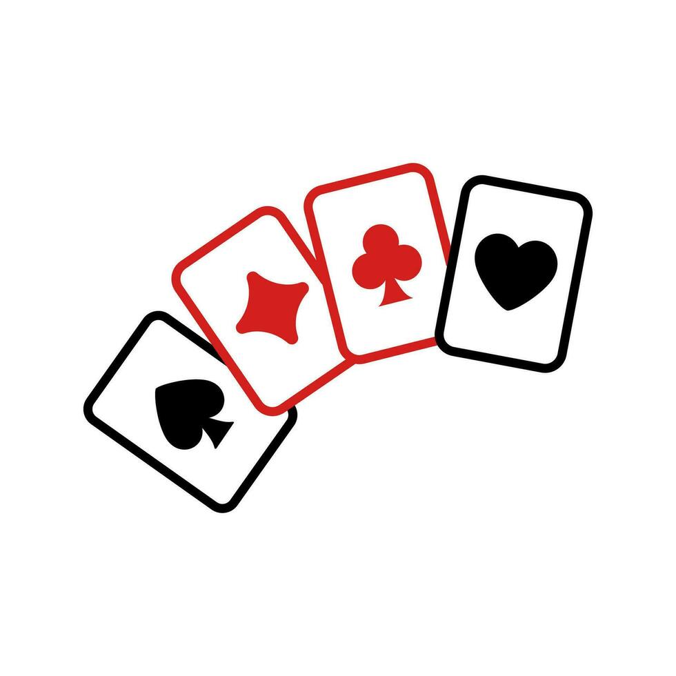 playing card  vector Design Symbol illustration