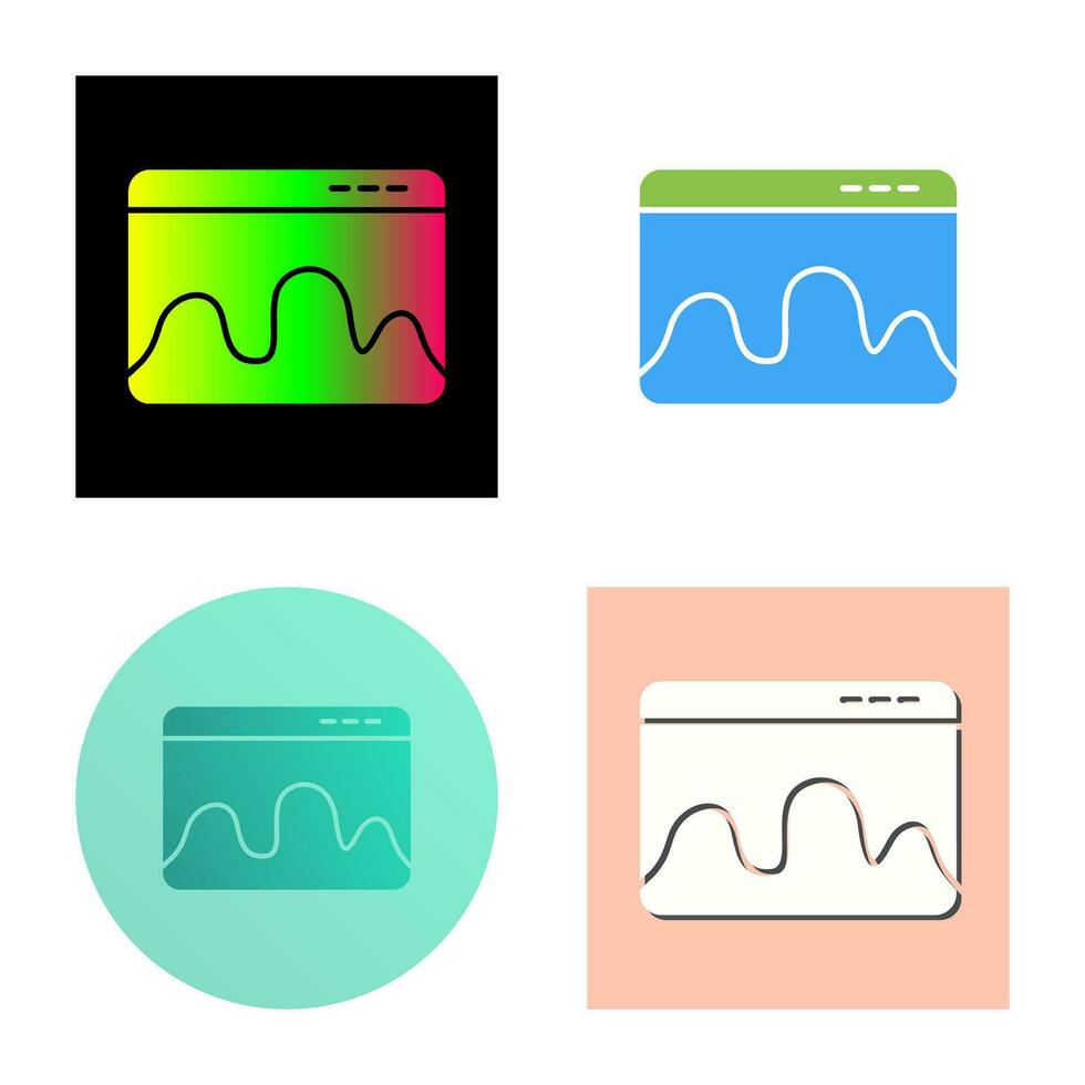 Webpage Statistics Vector Icon