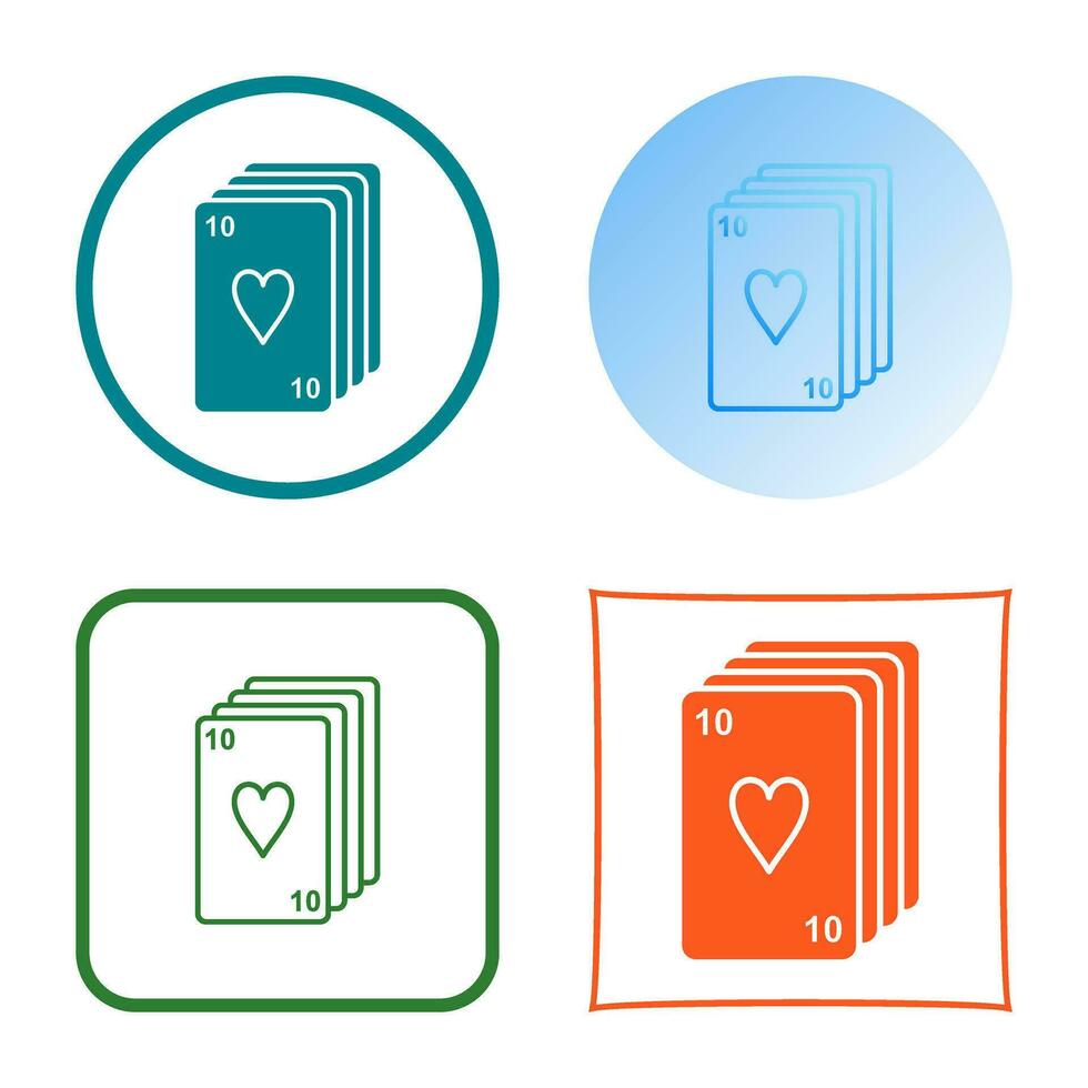 Deck of Cards Vector Icon