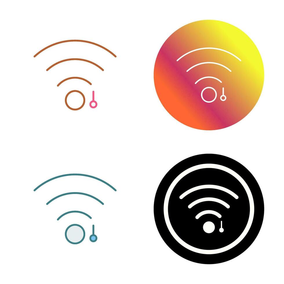 Unique WiFi Sign Vector Icon