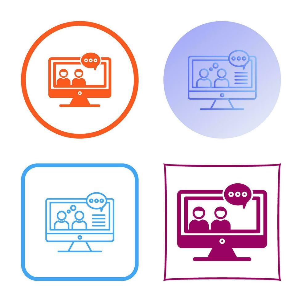 Conversation Vector Icon