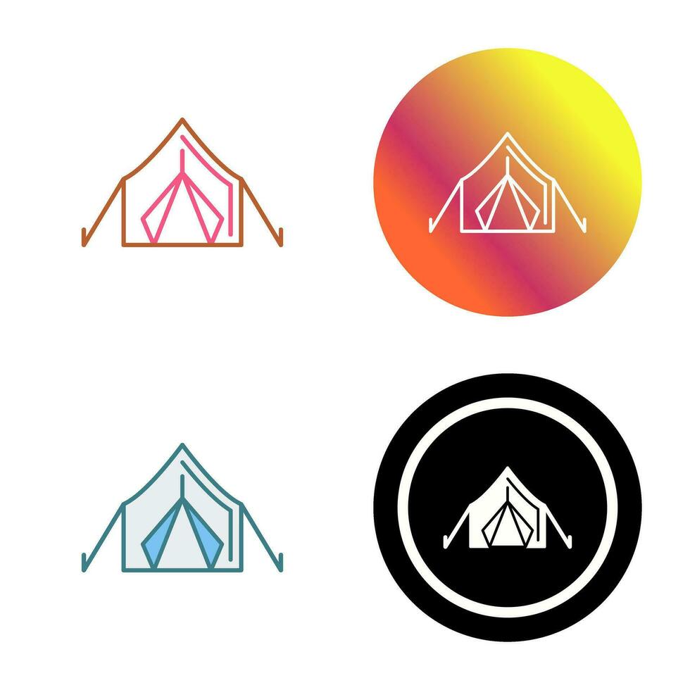 Tent Vector Icon