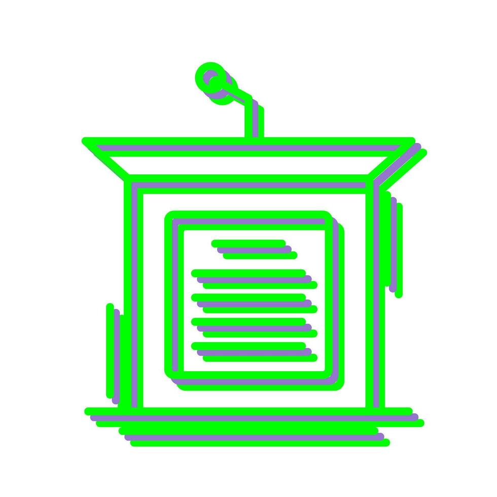 Podium Vector Icon