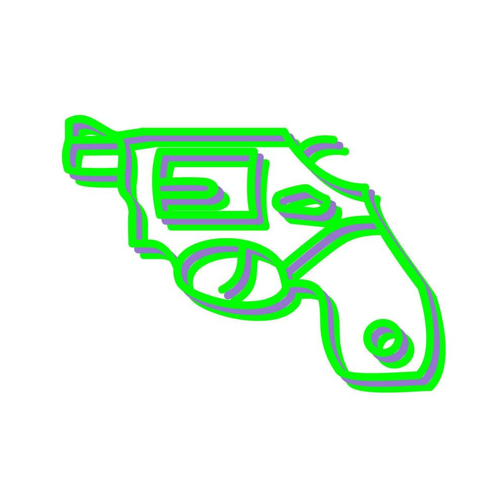 Unique Revolver Vector Icon