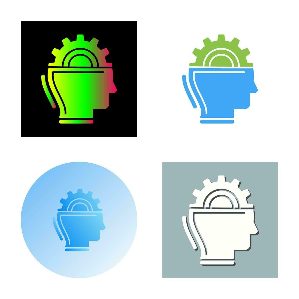 Machine Learning Vector Icon
