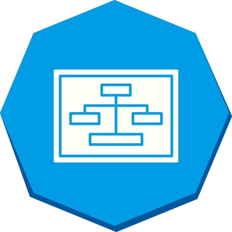 Unique Seo Structure Vector Icon