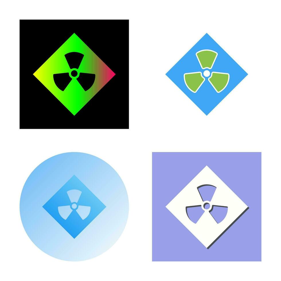 Radiation Vector Icon