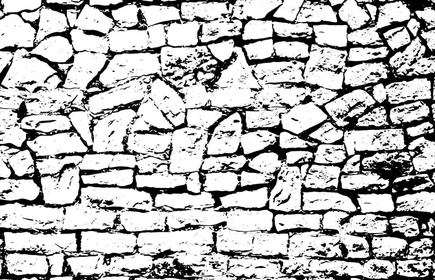 Rustic cracked vector texture with many cracks and scratches. Abstract background. Broken and damaged surface.