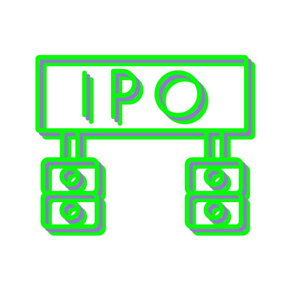 Ipo Vector Icon