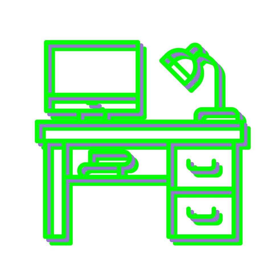 Desk Vector Icon