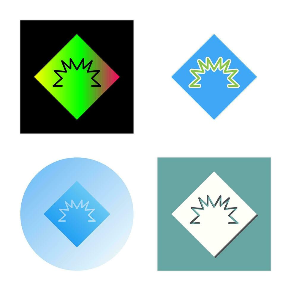 Danger of Welding Flash Vector Icon