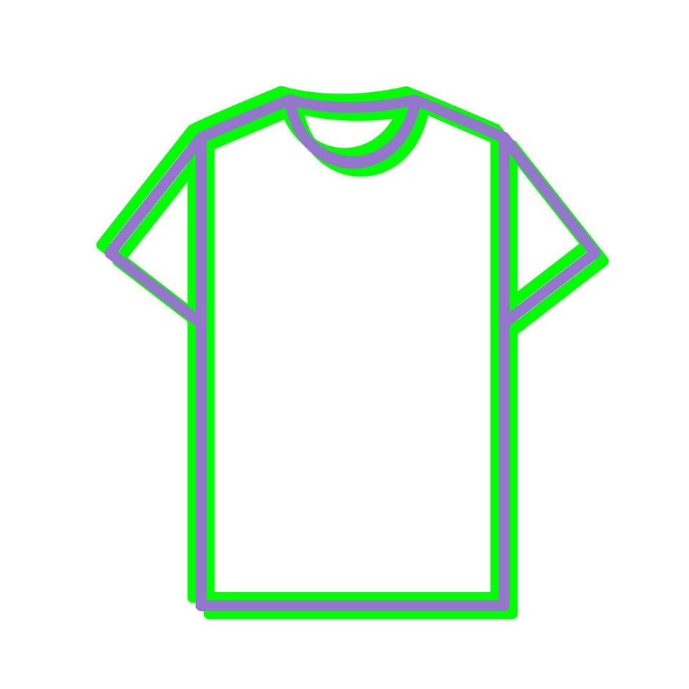 Plain T Shirt Vector Icon
